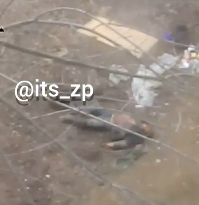 В спальном районе Запорожья обнаружен труп (Видео)