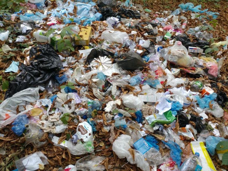 В Запорожье на территории областной больницы снова
образовалась свалка из опасных отходов